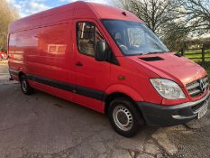 LOW MILEAGE! 2010/59 REG MERCEDES SPRINTER 311 CDI LWB 2.2 DIESEL PANEL VAN, SHOWING 0 FORMER KEEPER