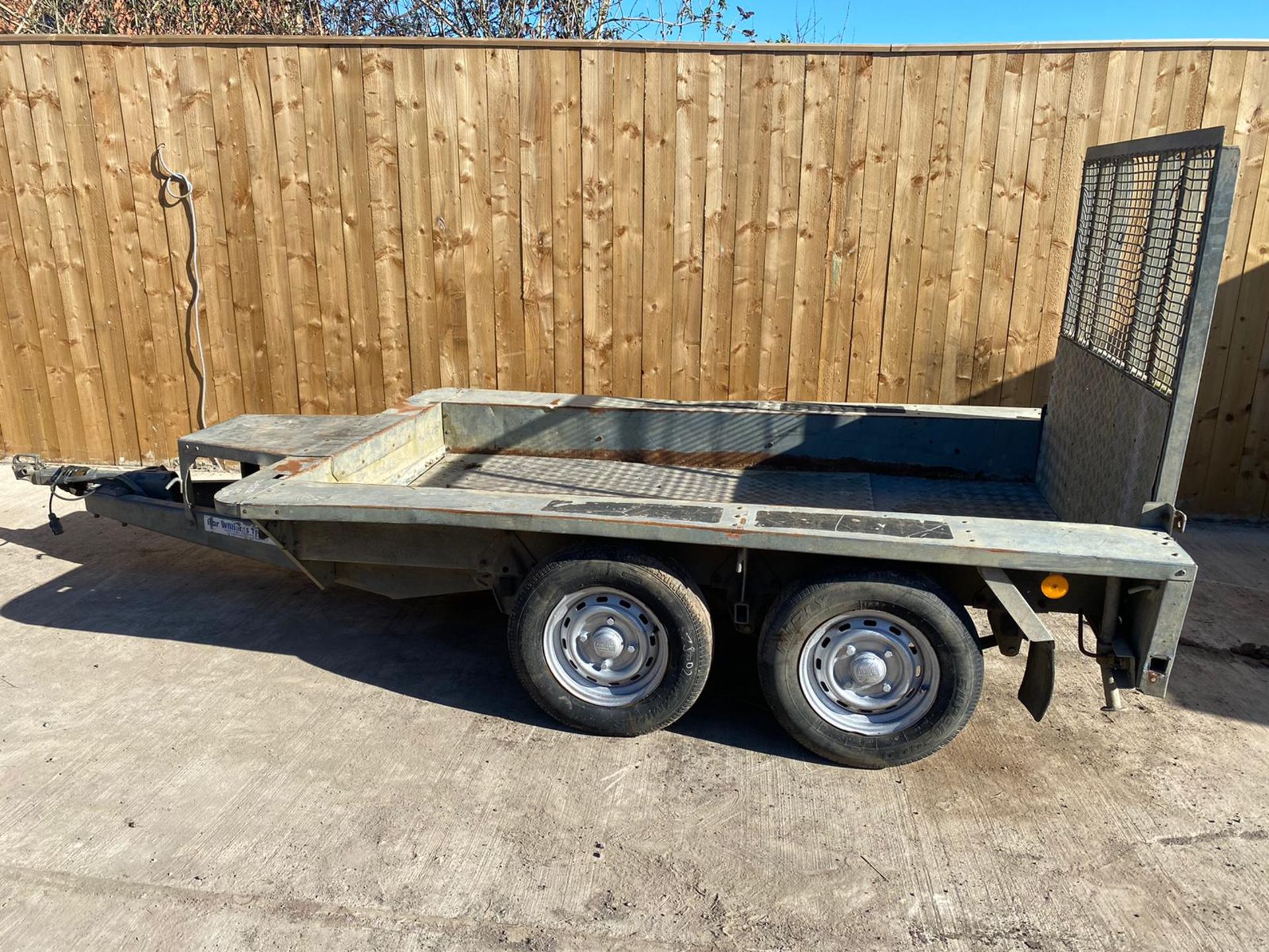 IFOR WILLIAMS 8X4 PLANT TRAILER *PLUS VAT* - Image 5 of 5