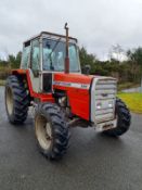 MASSEY FERGUSON 690 TRACTOR, FULL GLASS CAB, YEAR 1983, RUNS AND WORKS, 4500 HOURS *PLUS VAT*