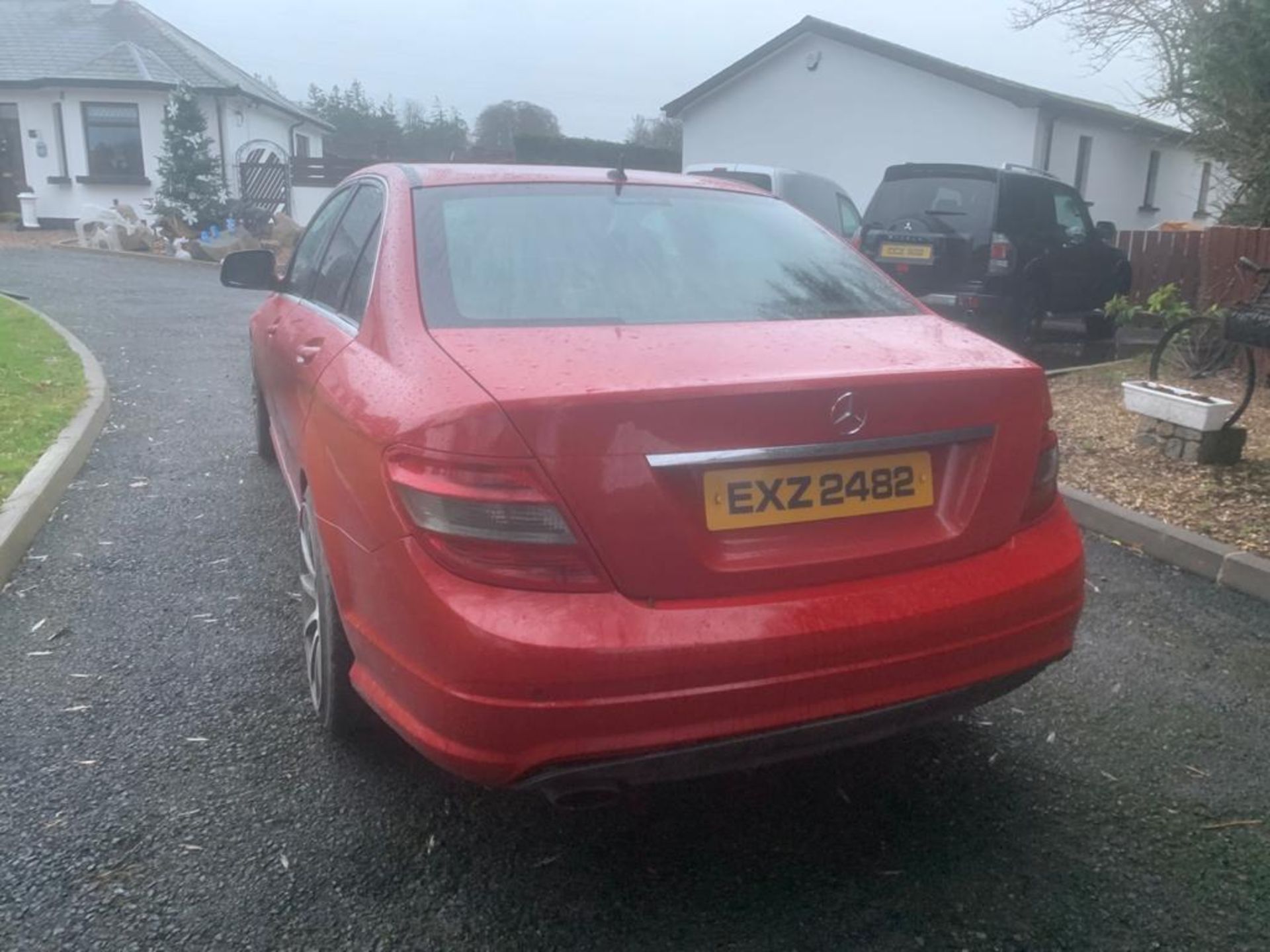 2009 MERCEDES C200 SPORT CDI AUTOMATIC 2.2 DIESEL RED 4 DOOR SALOON, SHOWING 2 FORMER KEEPERS - Image 3 of 12