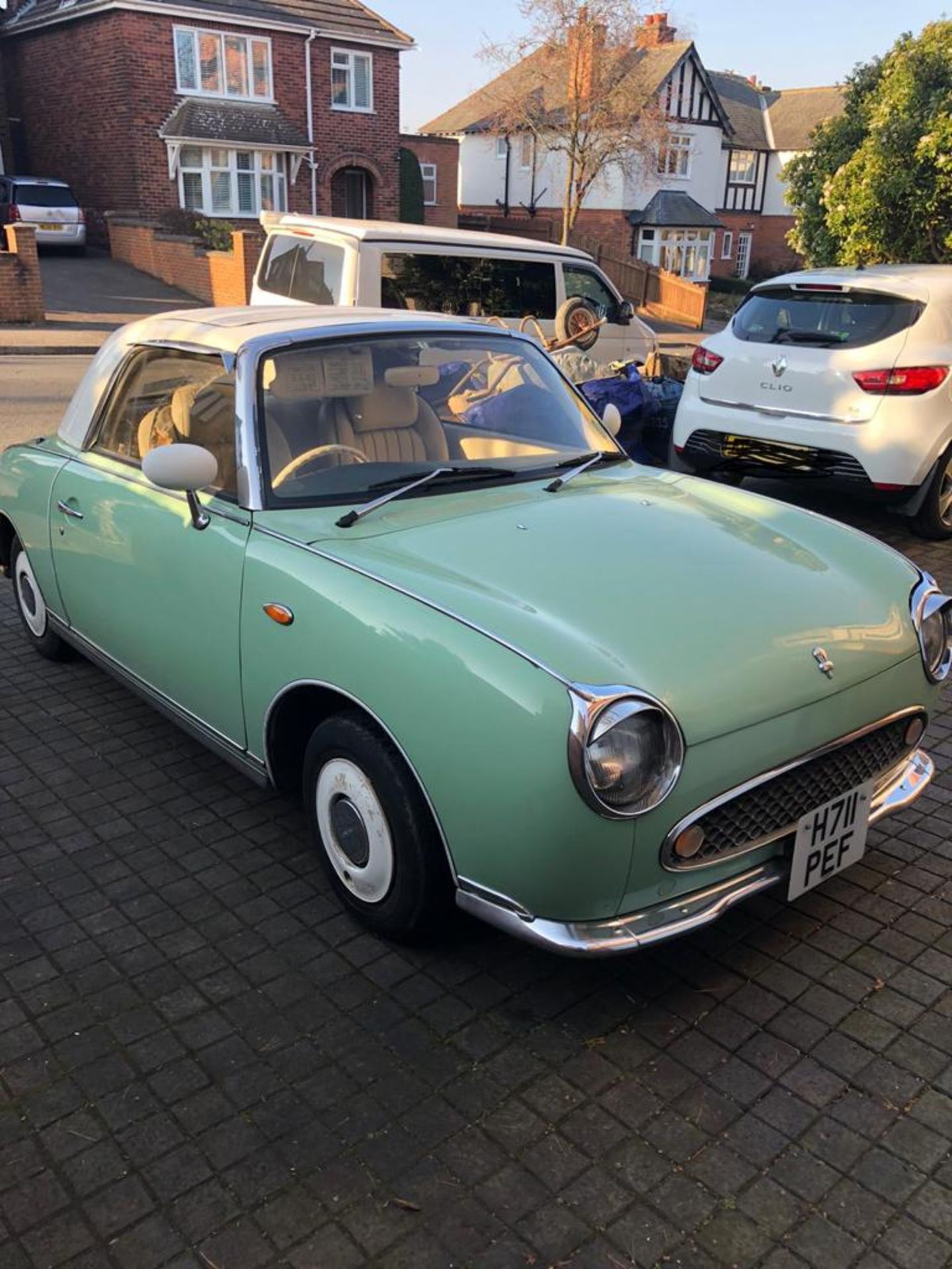 MC - NISSAN FIGARO  CONVERTIBLE- RETRO JAPANESE SPORTS CAR 88K Miles 12m MOT and just serviced - Image 3 of 30