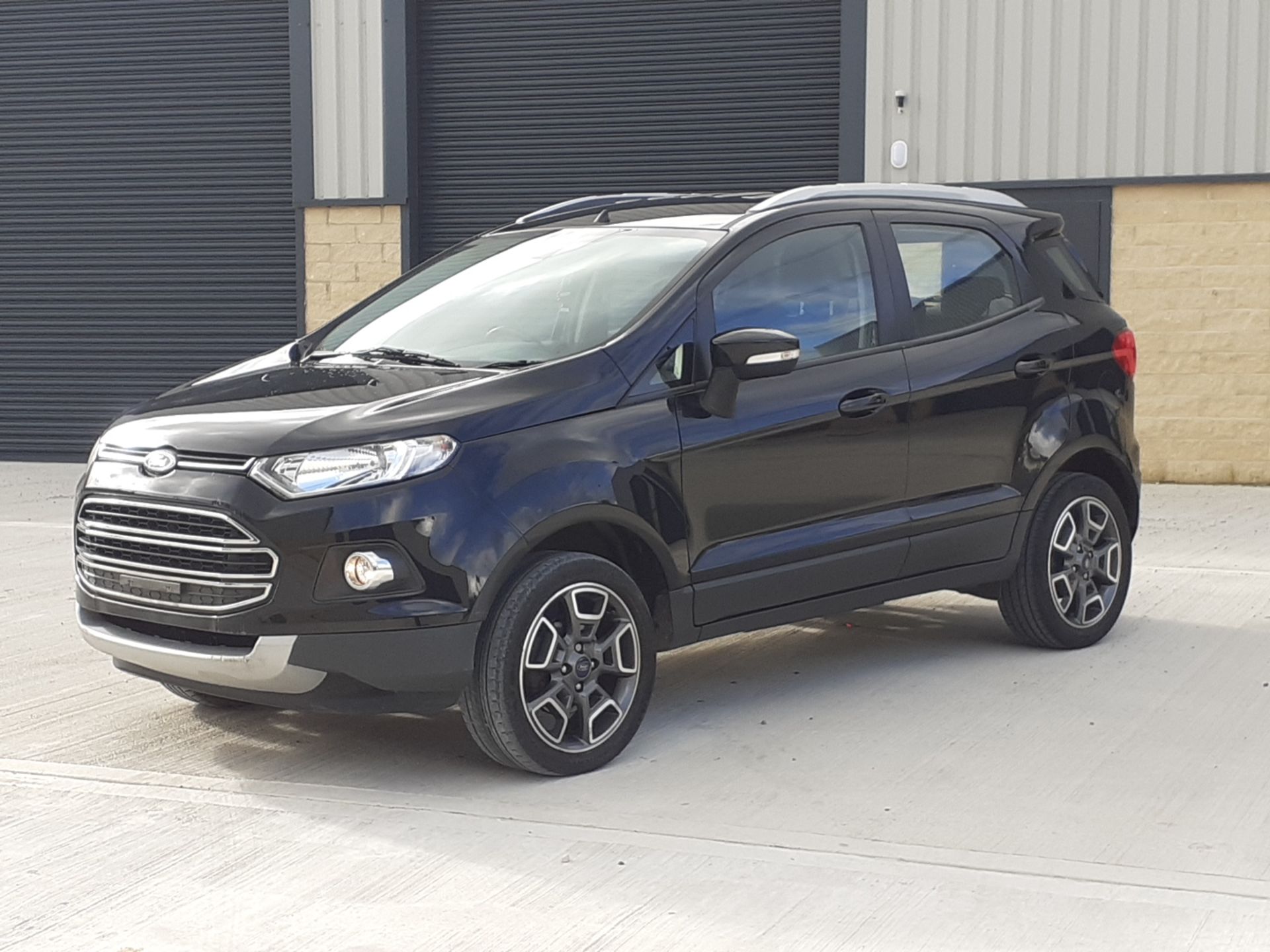 2015/65 REG FORD ECOSPORT TITANIUM TDCI 1.5 DIESEL BLACK 5 DOOR, SHOWING 2 FORMER KEEPERS *NO VAT* - Image 5 of 11