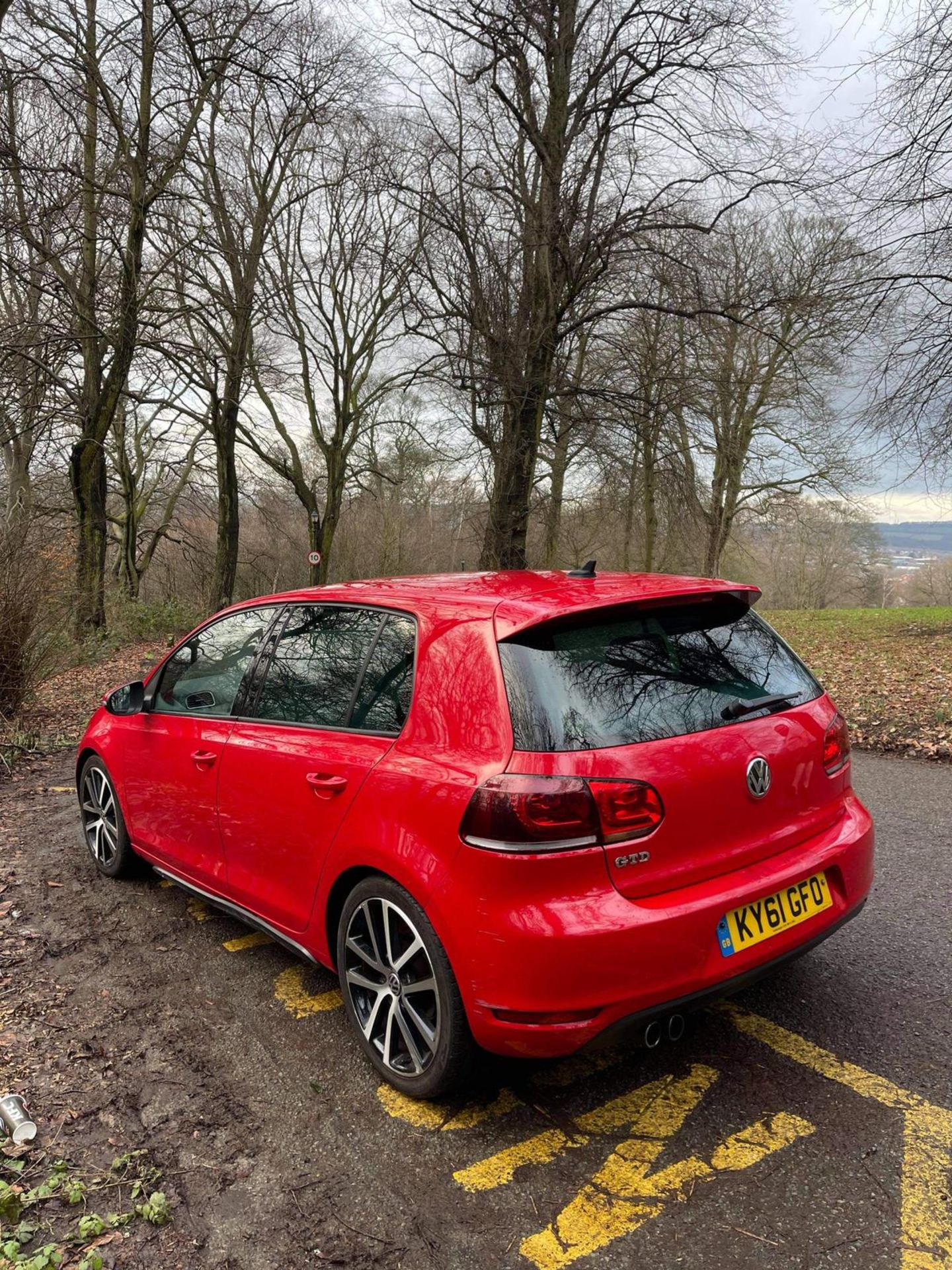 2011/61 REG VOLKSWAGEN GOLF GTD 2.0 DIESEL RED 5 DOOR HATCHBACK, SHOWING 8 FORMER KEEPERS *NO VAT* - Image 4 of 10