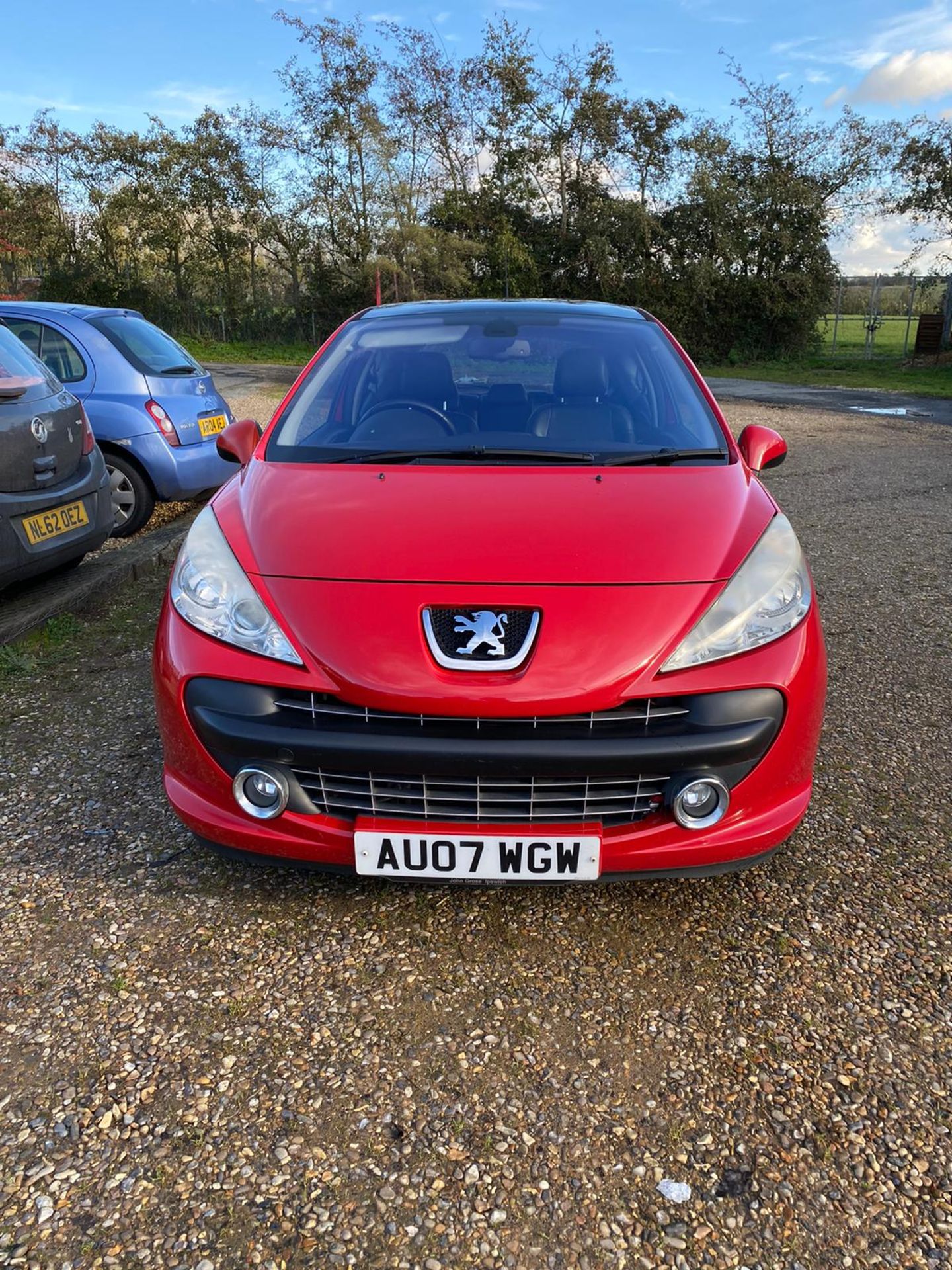 2007 PEUGEOT 207 GT 1.6 PETROL RED 3 DOOR HATCHBACK, SHOWING 5 FORMER KEEPERS *NO VAT* - Image 2 of 14