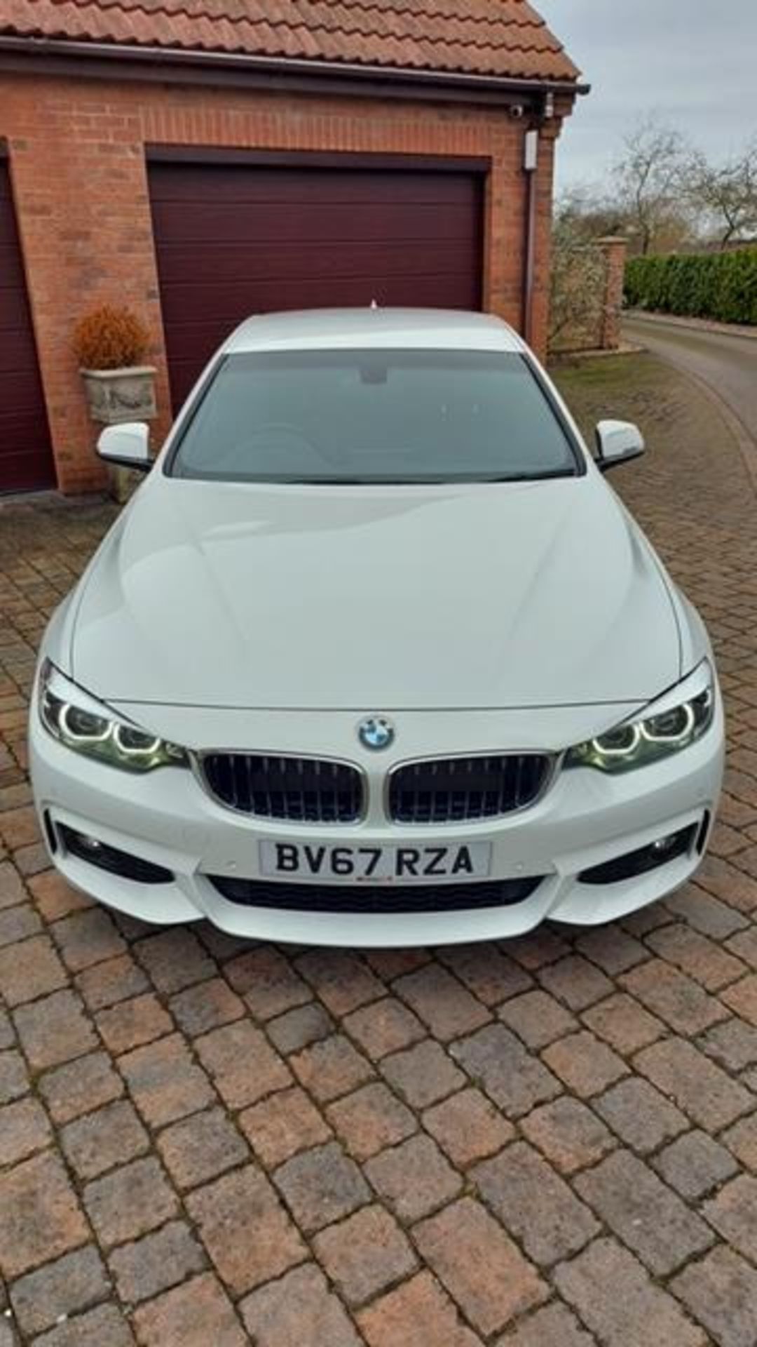 2017/67 REG BMW 420D GRAN COUPE M SPORT 2.0 DIESEL AUTOMATIC WHITE COUPE - no reserve! - Image 2 of 29
