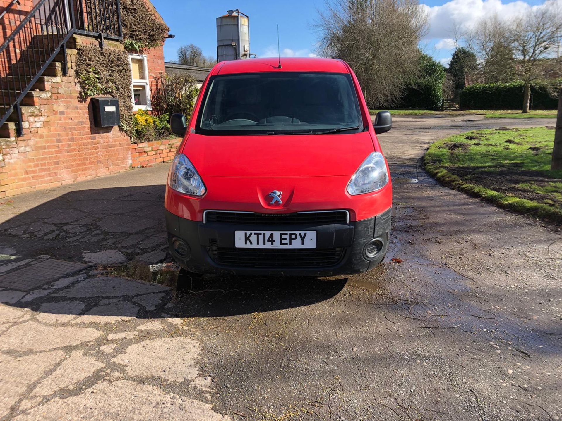 2014/14 REG PEUGEOT PARTNER 750 S L2 HDI 1.6 DIESEL PANEL VAN, SHOWING 0 FORMER KEEPERS *PLUS VAT* - Image 3 of 10