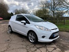 2012/62 REG FORD FIESTA SPORT TDCI 1.6 DIESEL WHITE CAR / VAN, SHOWING 0 FORMER KEEPERS *PLUS VAT*