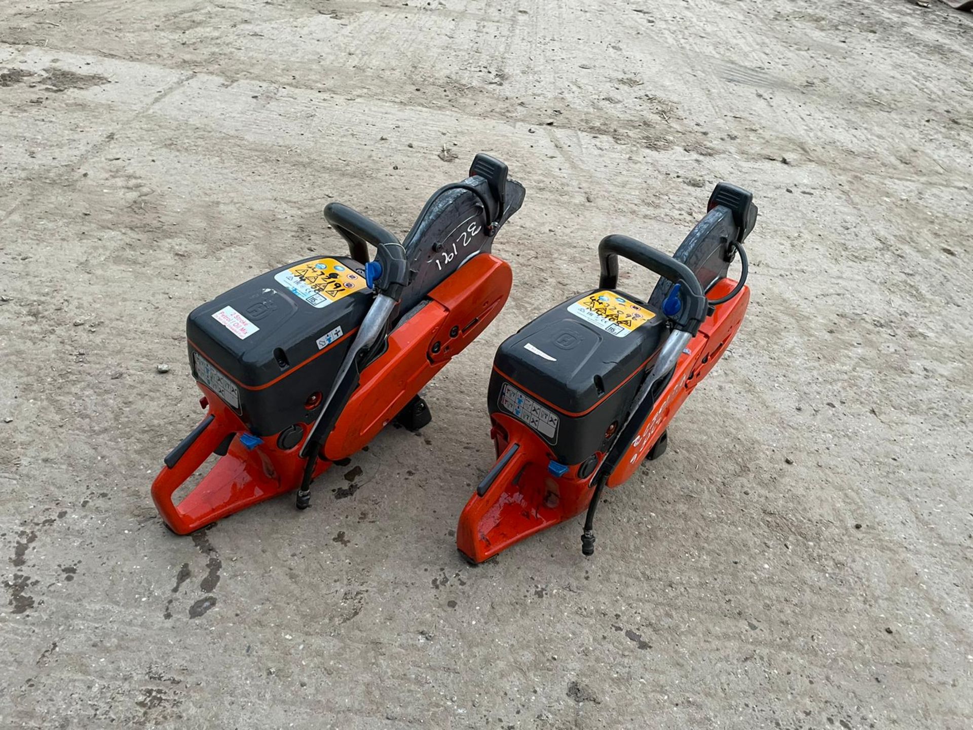 2017 HUSQVARNA K760 DISC CUTTER RUNS AND WORKS, IN USED BUT GOOD CONDITION *NO VAT* - Image 3 of 4