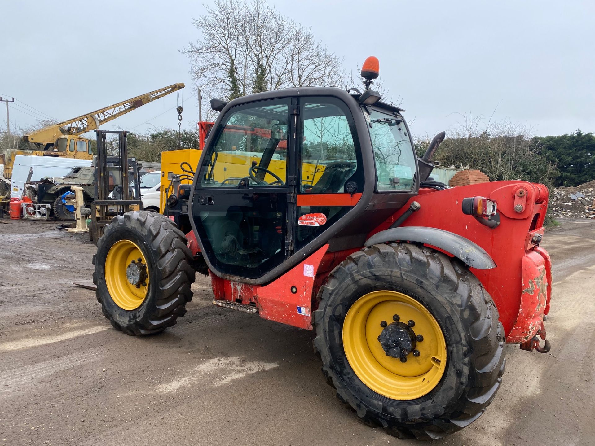 2005 Manitou MLT741-120 Turbo telehandler, full spec machine, brakes, transmission & engine all work - Image 2 of 7