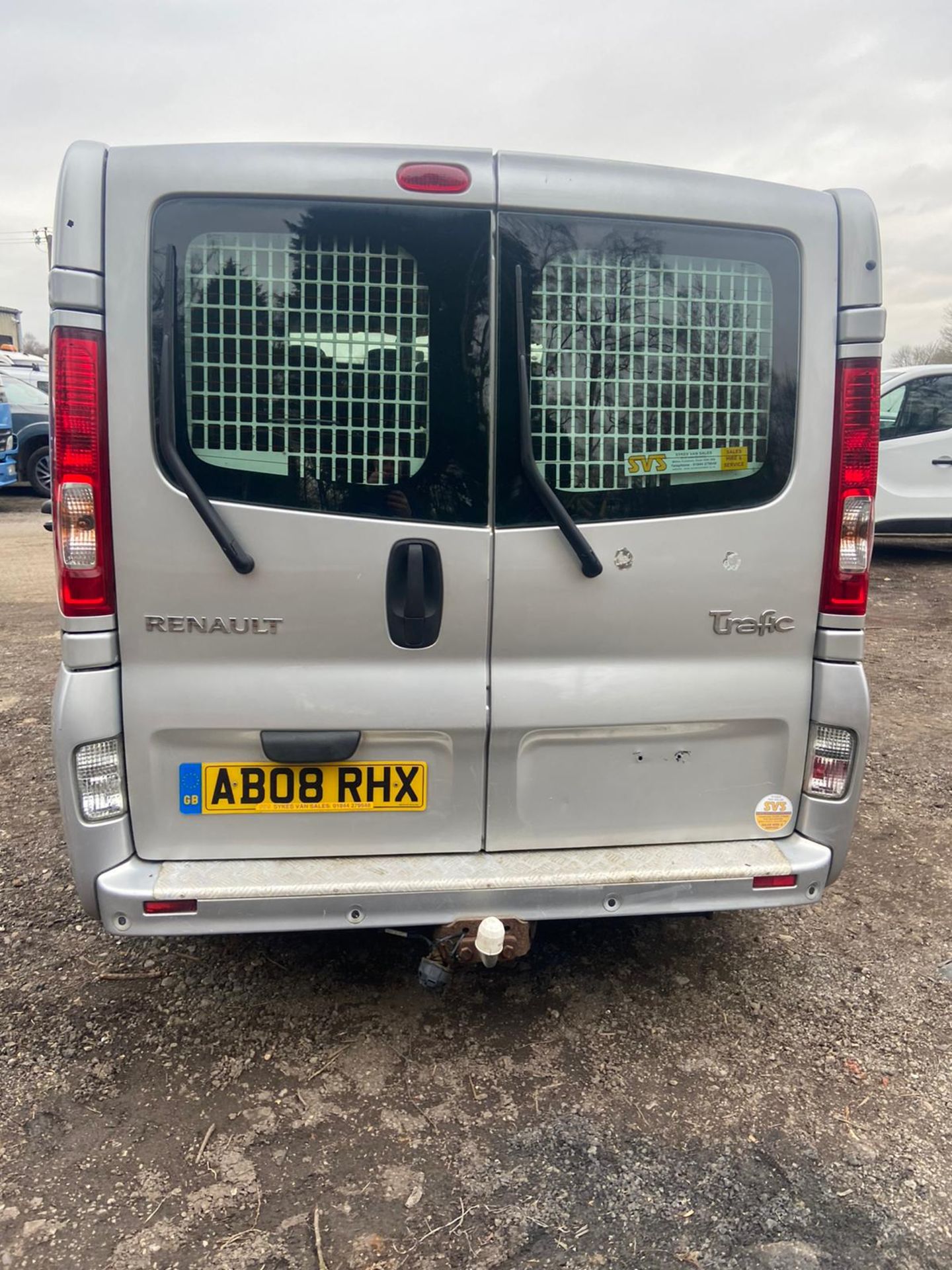 2008/08 REG RENAULT TRAFIC LL29+ DCI 115 2.0 DIESEL SILVER PANEL VAN, SHOWING 2 FORMER KEEPERS - Image 6 of 12