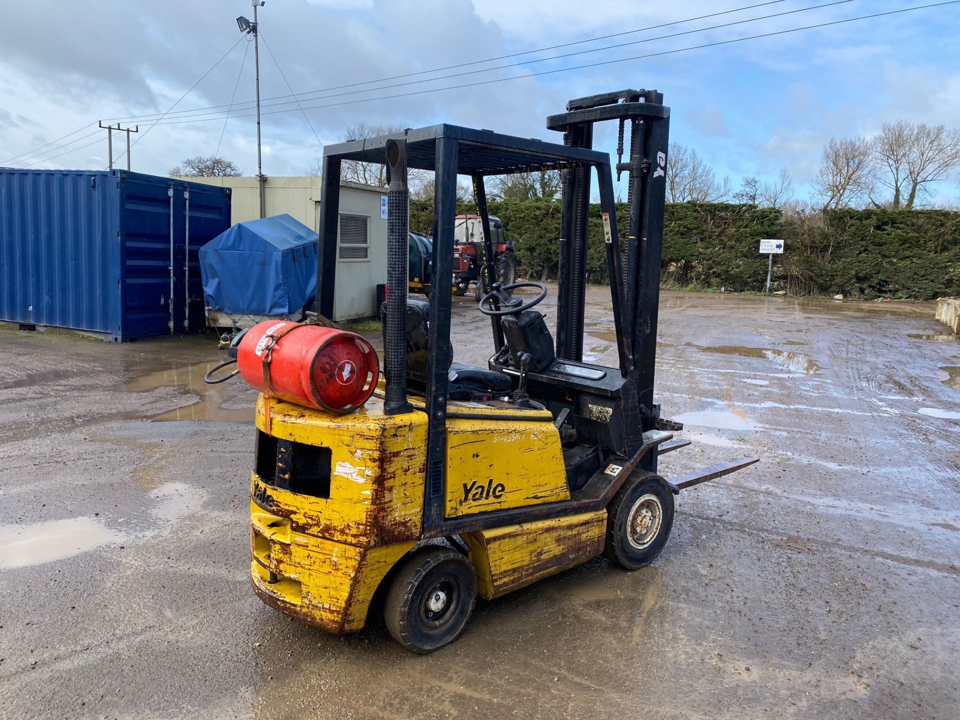 1997 YALE 2 TON FORKLIFT, 3600 HOURS, 1 OWNER FROM NEW, NEW IGNITION SWITCH AND BATTERY *PLUS VAT* - Image 4 of 4