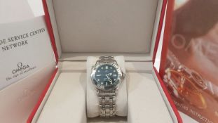 Omega Seamaster Professional 300m Wave Dial Mens Watch NO VAT