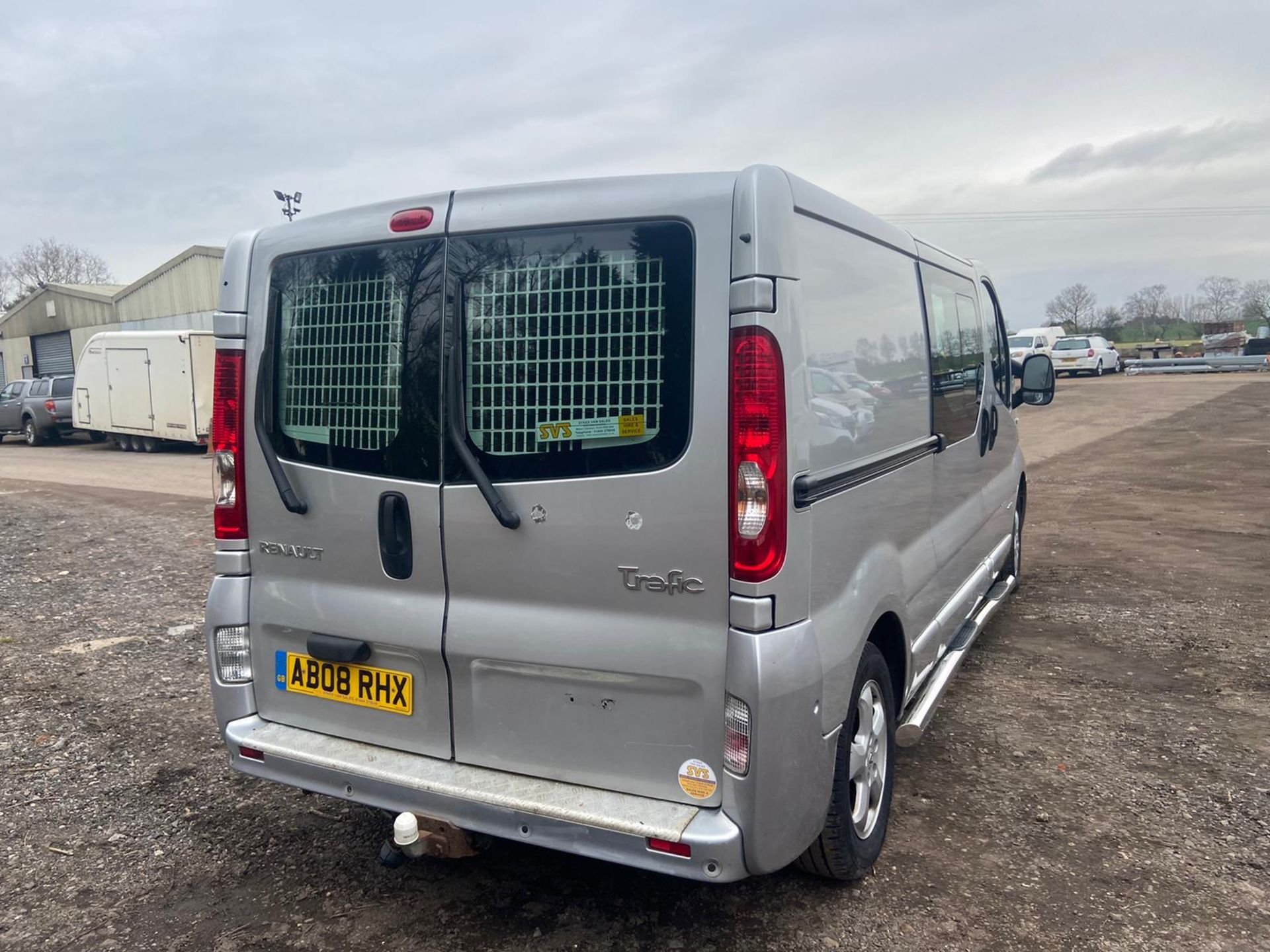 2008/08 REG RENAULT TRAFIC LL29+ DCI 115 2.0 DIESEL SILVER PANEL VAN, SHOWING 2 FORMER KEEPERS - Image 7 of 12