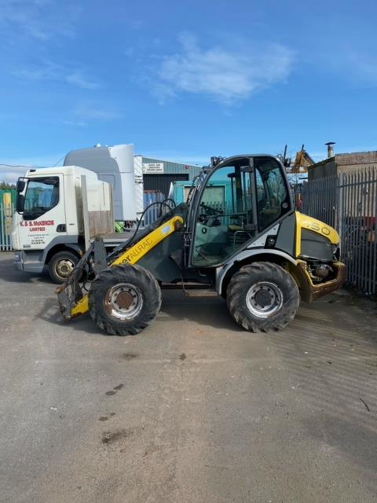 KRAMER ALRADD 750 WHEEL LOADER, 4 X NEW TYRES, SHOWING 8650 HOURS *PLUS VAT*