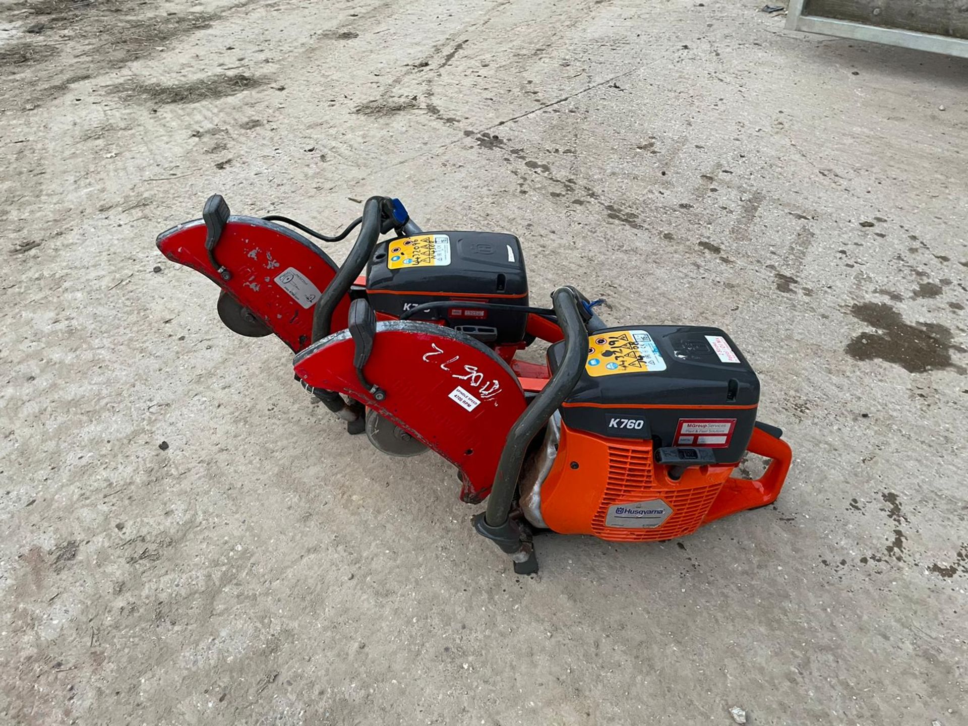 2017 HUSQVARNA K760 DISC CUTTER RUNS AND WORKS, IN USED BUT GOOD CONDITION *NO VAT*