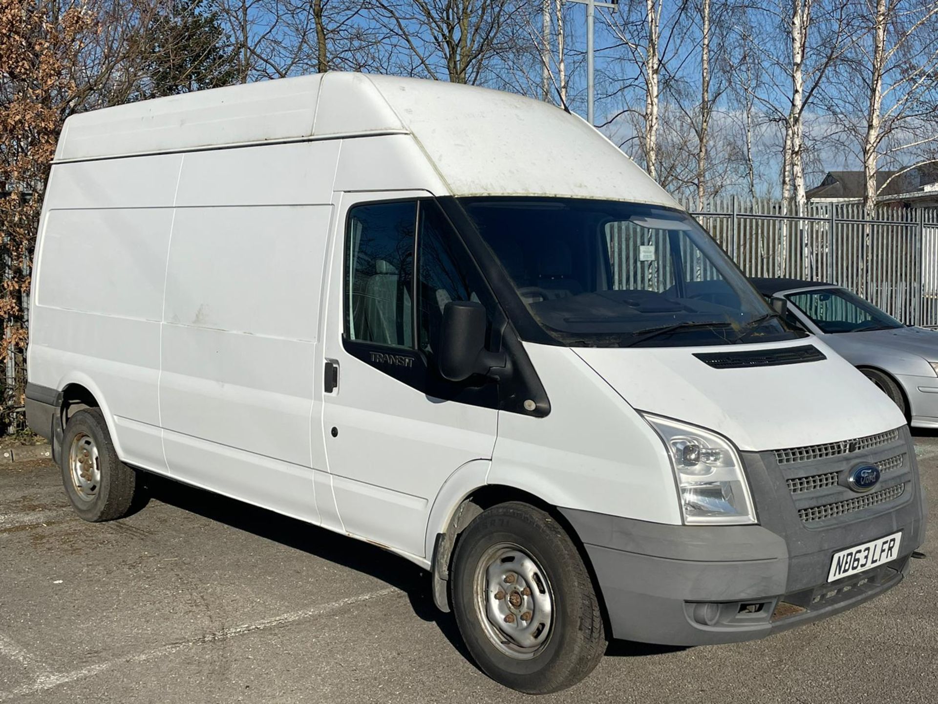 2013/63 REG FORD TRANSIT 100 T350 RWD 2.2 DIESEL WHITE PANEL VAN, SHOWING 1 FORMER KEEPER *PLUS VAT*