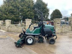 2009 HAYTER LT324 CYLINDER MOWER, RUNS, DRIVES AND CUTS, IN GOOD CONDITION, LOW 2765 HOURS, ROLL BAR