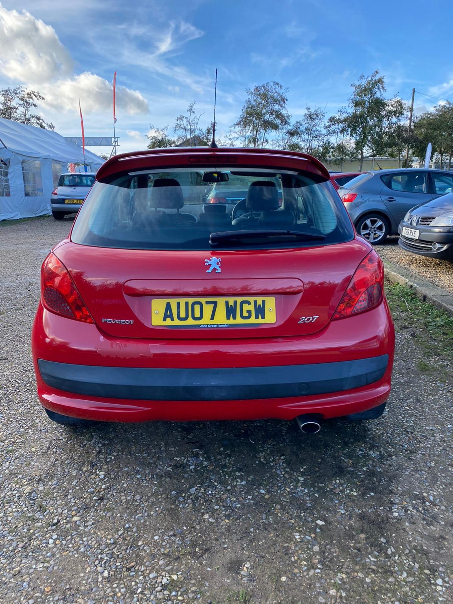 2007 PEUGEOT 207 GT 1.6 PETROL RED 3 DOOR HATCHBACK, SHOWING 5 FORMER KEEPERS *NO VAT* - Image 5 of 14