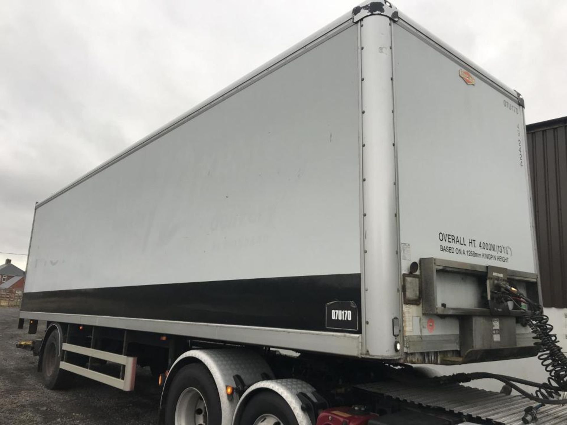 2007 DONBUR SINGLE AXLE TRAILER WITH TAIL LIFT ROR AXLE GOOD CONDITION *PLUS VAT* - Image 2 of 11