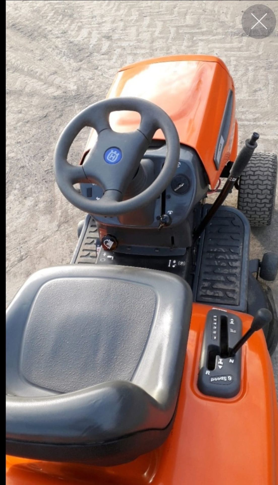 2006 HUSQVARNA CT151 PETROL WORKING ORDER COMES WITH GRASS BOX *NO VAT* - Image 5 of 8