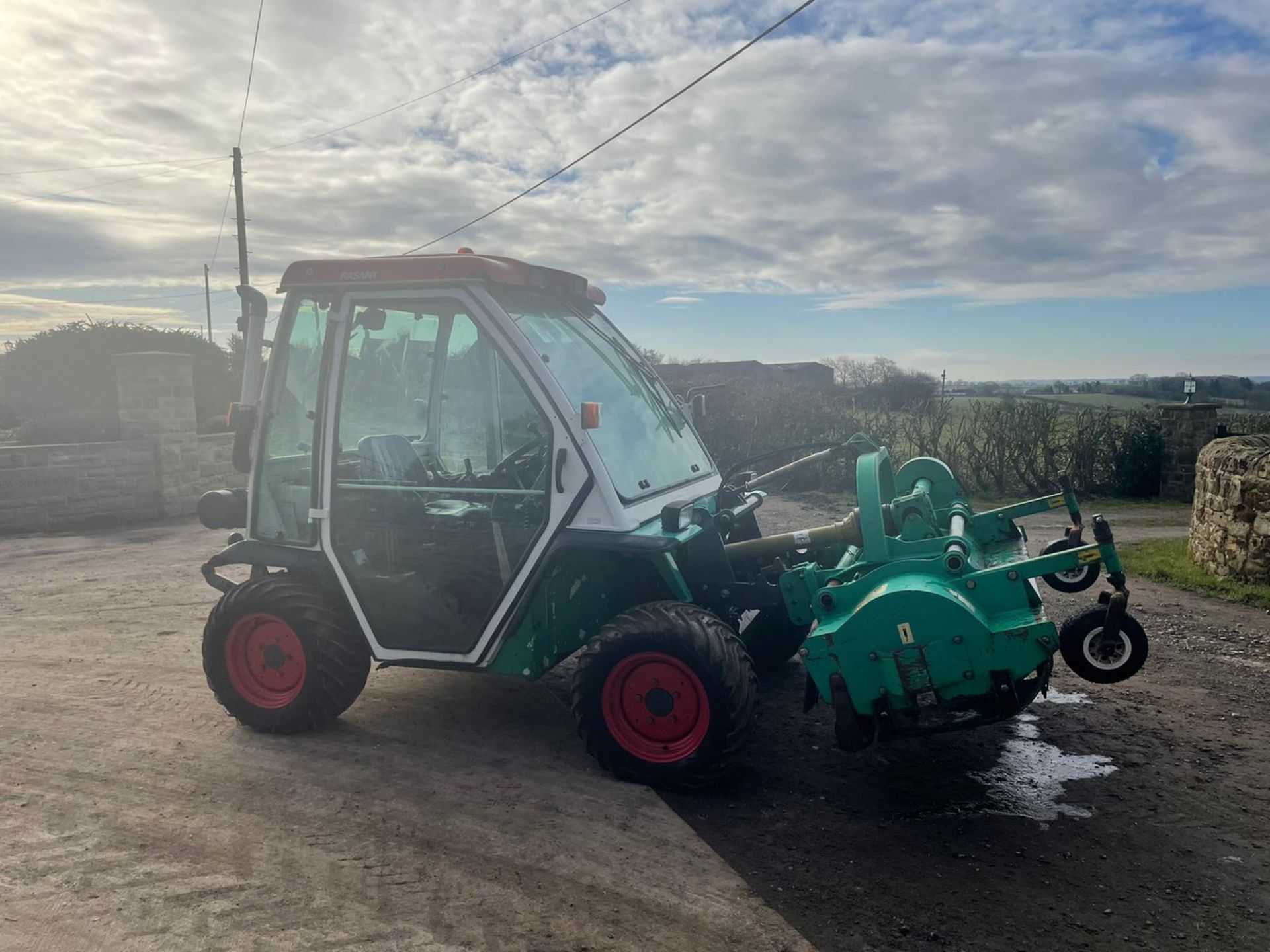 2005 RASANT AEBI KOMBI TRAC SQ BANK MOWER, RUNS, DRIVES AND CUTS, IN GOOD CONDITION *PLUS VAT* - Image 6 of 19