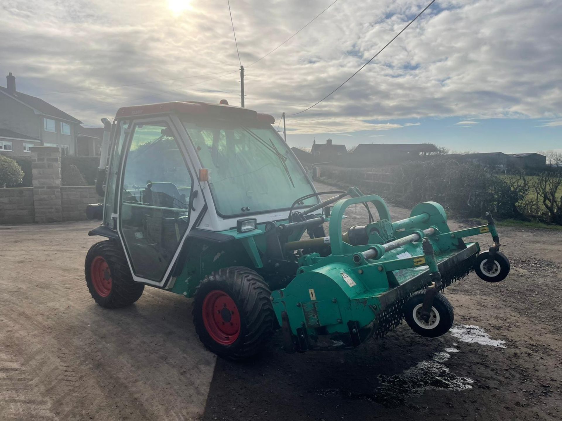 2005 RASANT AEBI KOMBI TRAC SQ BANK MOWER, RUNS, DRIVES AND CUTS, IN GOOD CONDITION *PLUS VAT* - Image 9 of 19