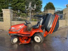 KUBOTA G1900 HST 4WS RIDE ON MOWER WITH COLLECTOR, RUNS, DRIVES AND CUTS, DIESEL ENGINE *NO VAT*