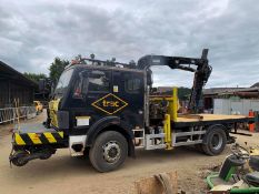 1991/H REG MERCEDES-BENZ CVS 1617AK CREW CAB YELLOW/BLACK 6.0L DIESEL CRANE / FLATBED LORRY