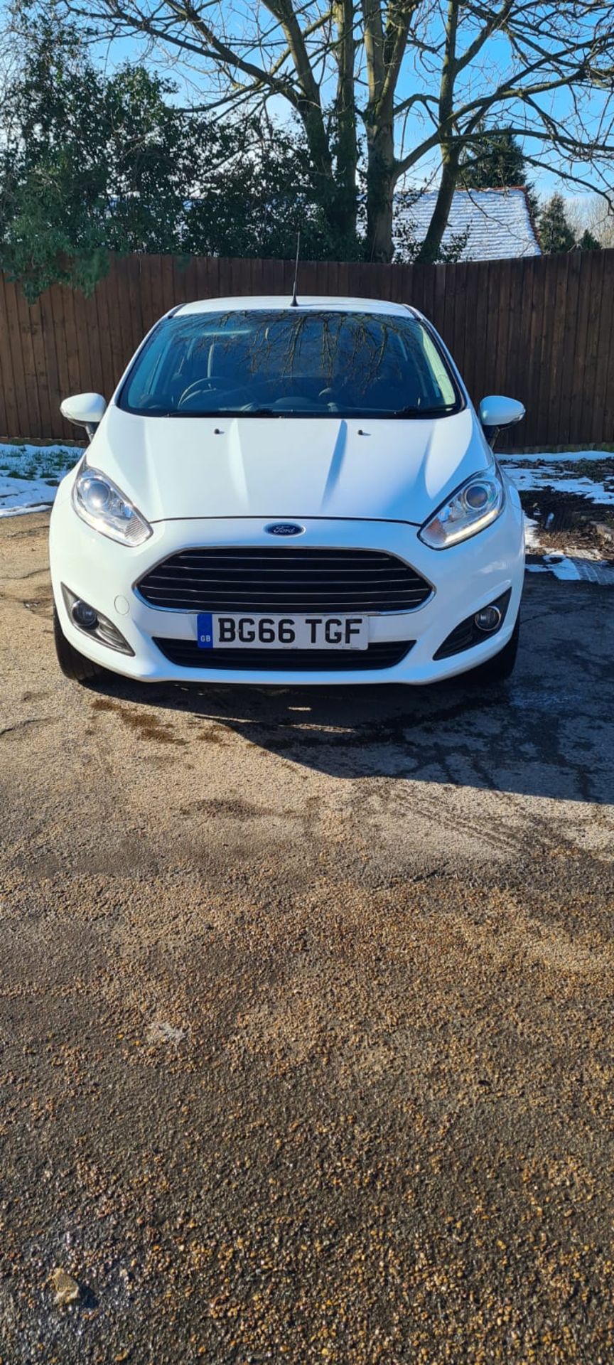 2017/66 REG FORD FIESTA STYLE TDCI 1.5 DIESEL WHITE 5DR HATCHBACK, SHOWING 1 FORMER KEEPER *NO VAT* - Image 2 of 8