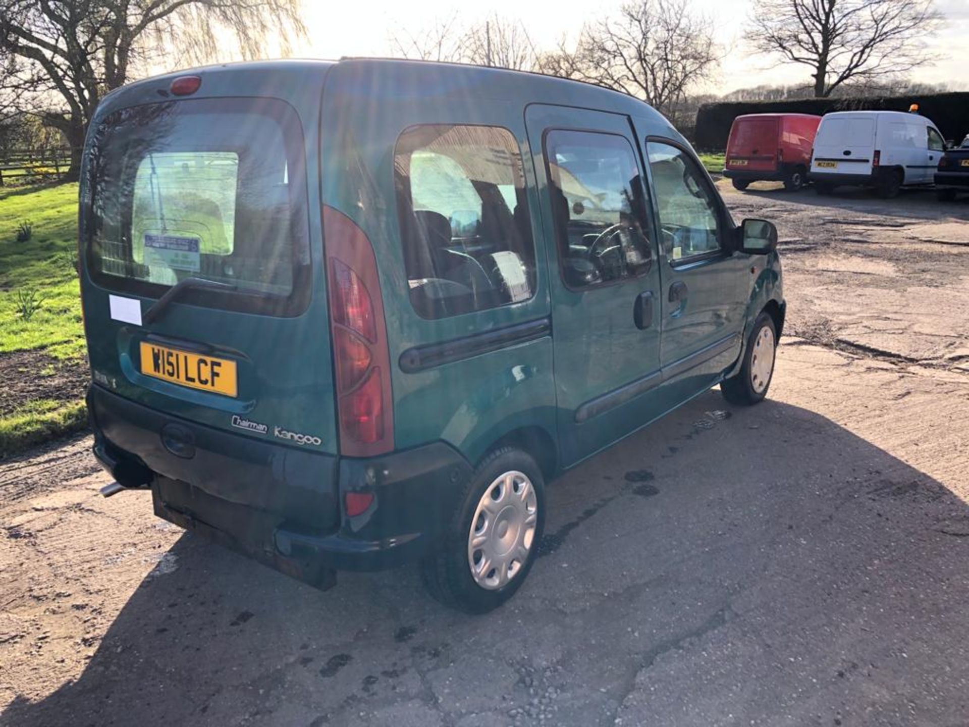 2000/W REG RENAULT KANGOO RN 1.4 PETROL GREEN WHEELCHAIR ACCESS VEHICLE *NO VAT* - Image 4 of 7