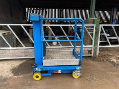 2010 NANO POWER TOWER ELECTRIC SCISSOR LIFT, ALL WORKS, IN USED BUT GOOD CONDITION *PLUS VAT*