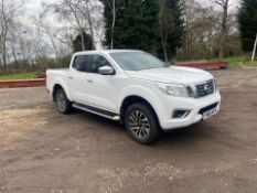 2016/66 REG NISSAN NP300 NAVARA N-CONNECTA DCI 2.3 DIESEL WHITE PICK-UP, SHOWING 3 FORMER KEEPERS