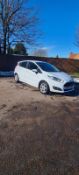 2017/66 REG FORD FIESTA STYLE TDCI 1.5 DIESEL WHITE 5DR HATCHBACK, SHOWING 1 FORMER KEEPER *NO VAT*