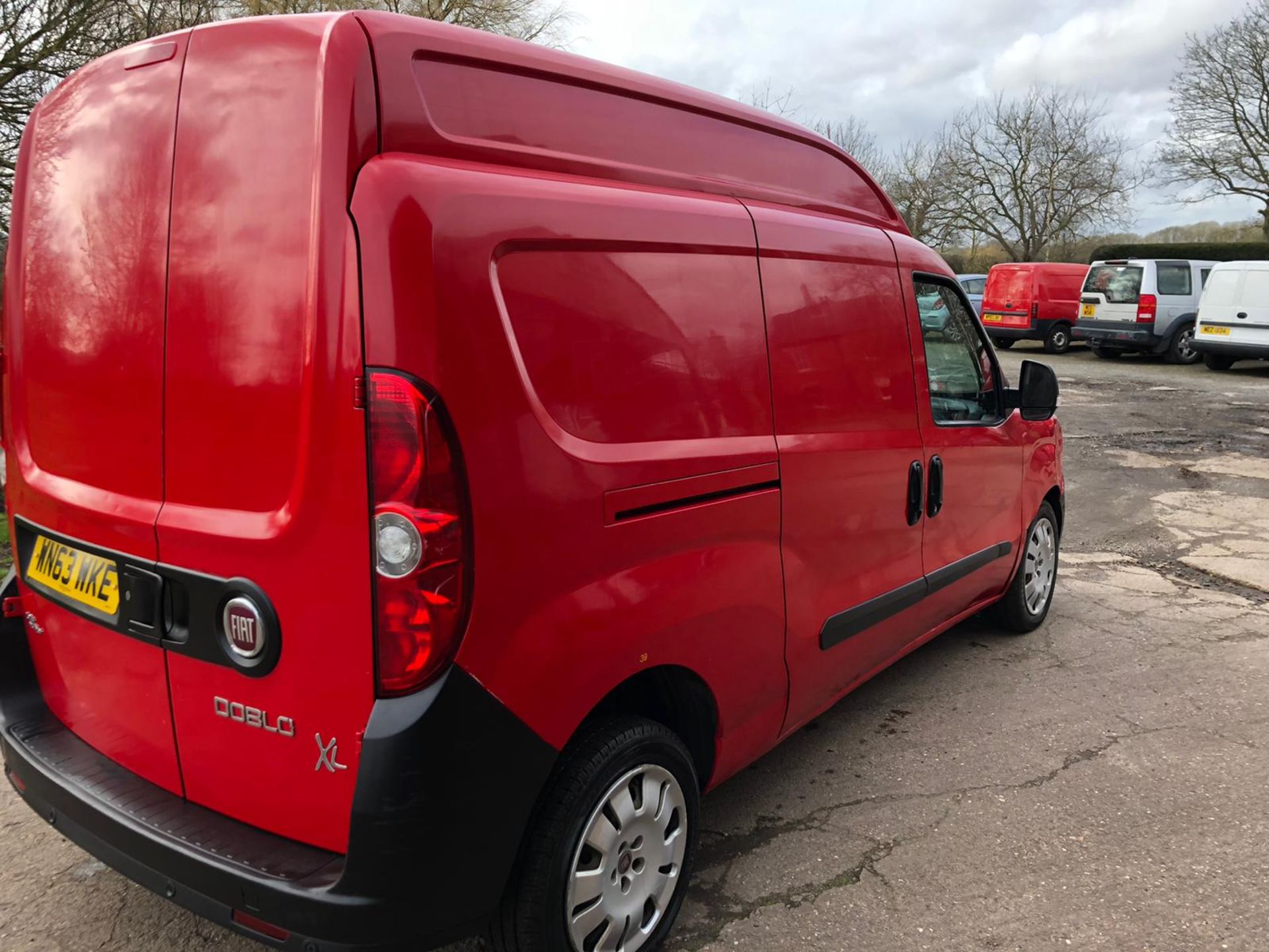 2013/63 REG FIAT DOBLO 16V XL MULTIJET LWB 1.6 DIESEL RED PANEL VAN, SHOWING 0 FORMER KEEPERS - Image 6 of 11