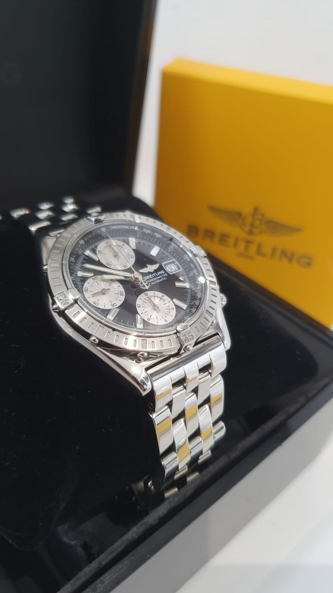 BREITLING CHRONOMAT 40mm MENS WATCH BOX MINT CONDITION NO VAT - Image 3 of 14