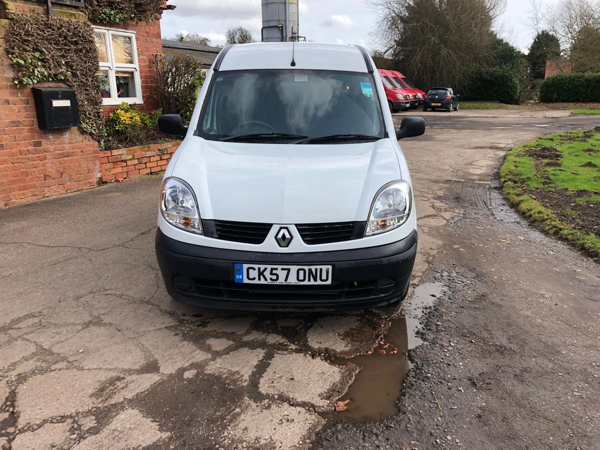 2007/57 REG RENAULT KANGOO SL17 DCI 70 1.5 DIESEL WHITE VAN, SHOWING 2 FORMER KEEPERS *NO VAT* - Image 2 of 15