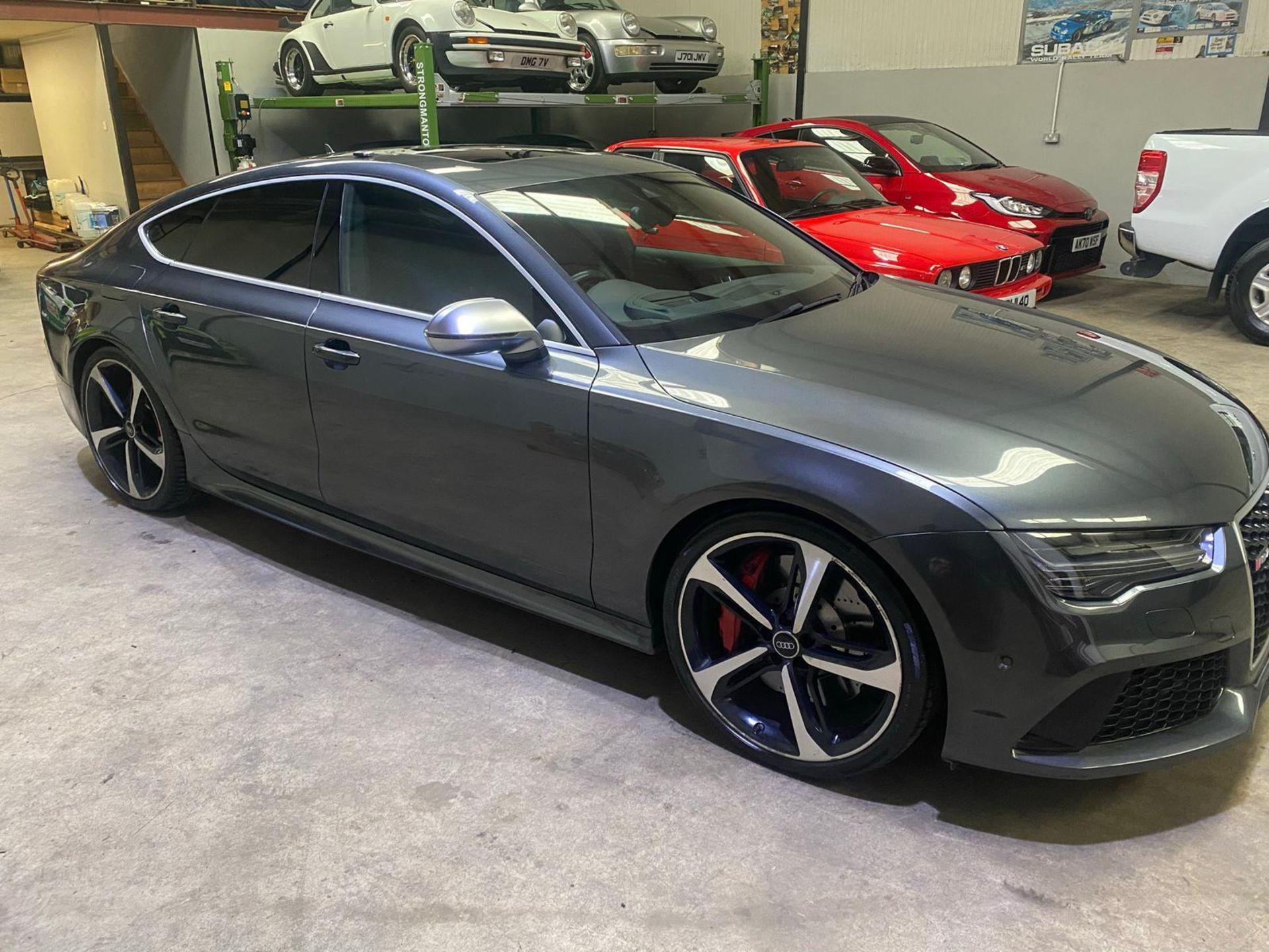 2015/65 REG AUDI RS7 TFSI V8 QUATTRO 4.0 PETROL AUTO GREY 5 DOOR, AUDI HISTORY, NEW BRAKES *NO VAT*