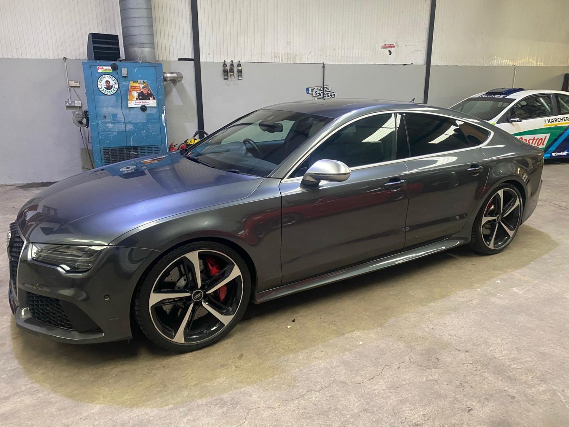 2015/65 REG AUDI RS7 TFSI V8 QUATTRO 4.0 PETROL AUTO GREY 5 DOOR, AUDI HISTORY, NEW BRAKES *NO VAT* - Image 2 of 9