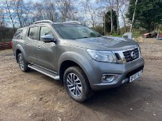 2016/65 REG NISSAN NP300 NAVARA TEKNA DCI 2.3 DIESEL GREY PICK-UP, SHOWING 1 FORMER KEEPER *PLUS VAT