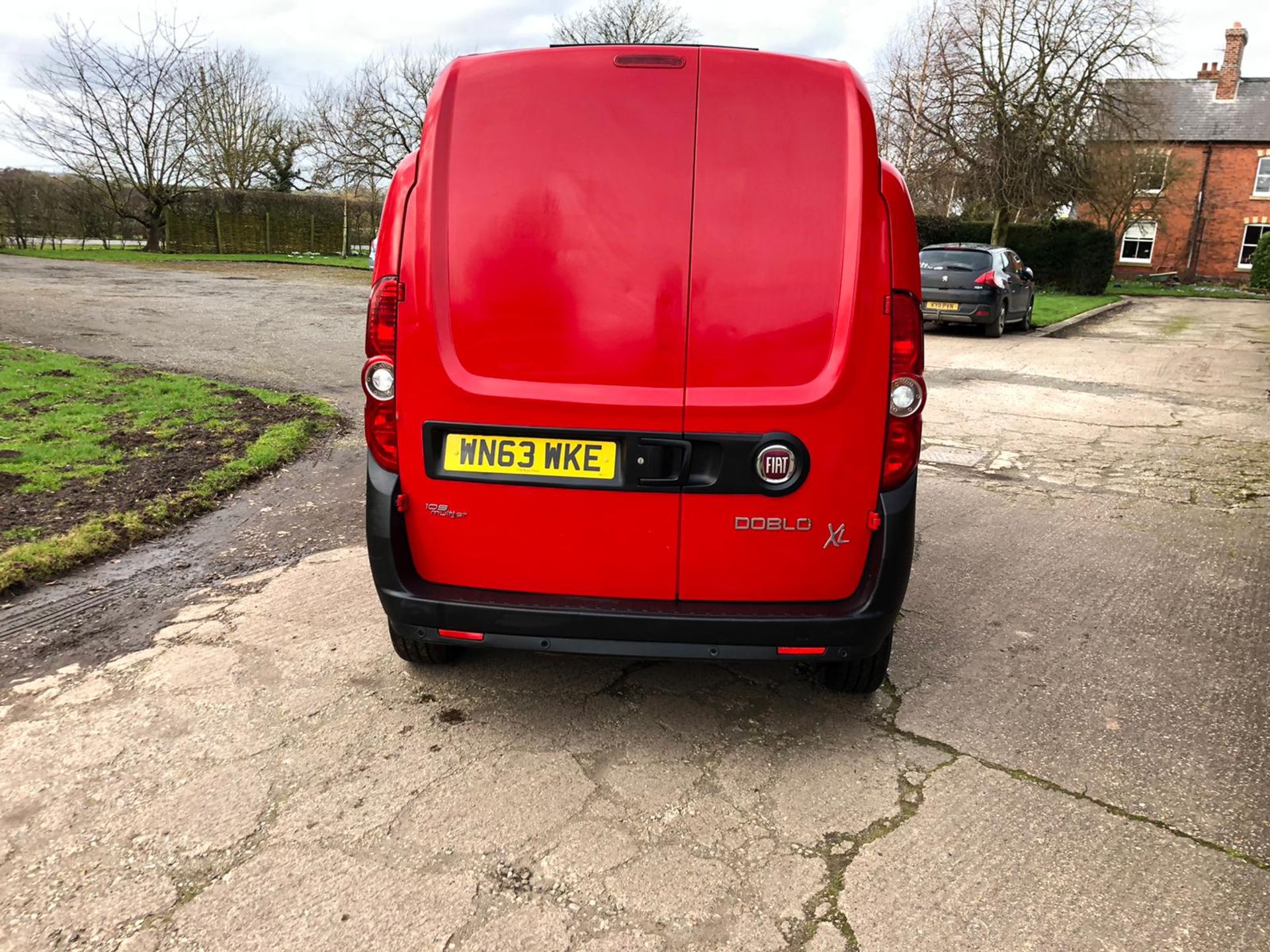 2013/63 REG FIAT DOBLO 16V XL MULTIJET LWB 1.6 DIESEL RED PANEL VAN, SHOWING 0 FORMER KEEPERS - Image 5 of 11