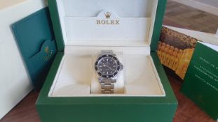 ROLEX SUBMARINER K SERIES STEEL FINISH WATCH NO VAT