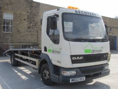 2002/02 REG DAF TRUCKS FA LF45.170 ROGER DYSON RECOVERY LORRY, SHOWING 4 FORMER KEEPERS