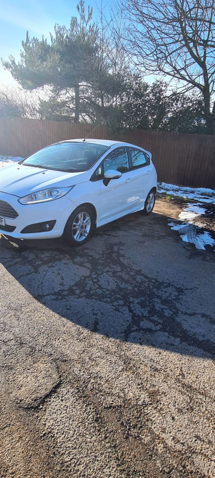 2017/66 REG FORD FIESTA STYLE TDCI 1.5 DIESEL WHITE 5DR HATCHBACK, SHOWING 1 FORMER KEEPER *NO VAT* - Image 3 of 8