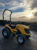 JCB 323 COMPACT TRACTOR, RUNS, WORKS, IN GOOD CONDITION, GRASS TYRES, 3 POINT LINKAGE, DRAW BAR