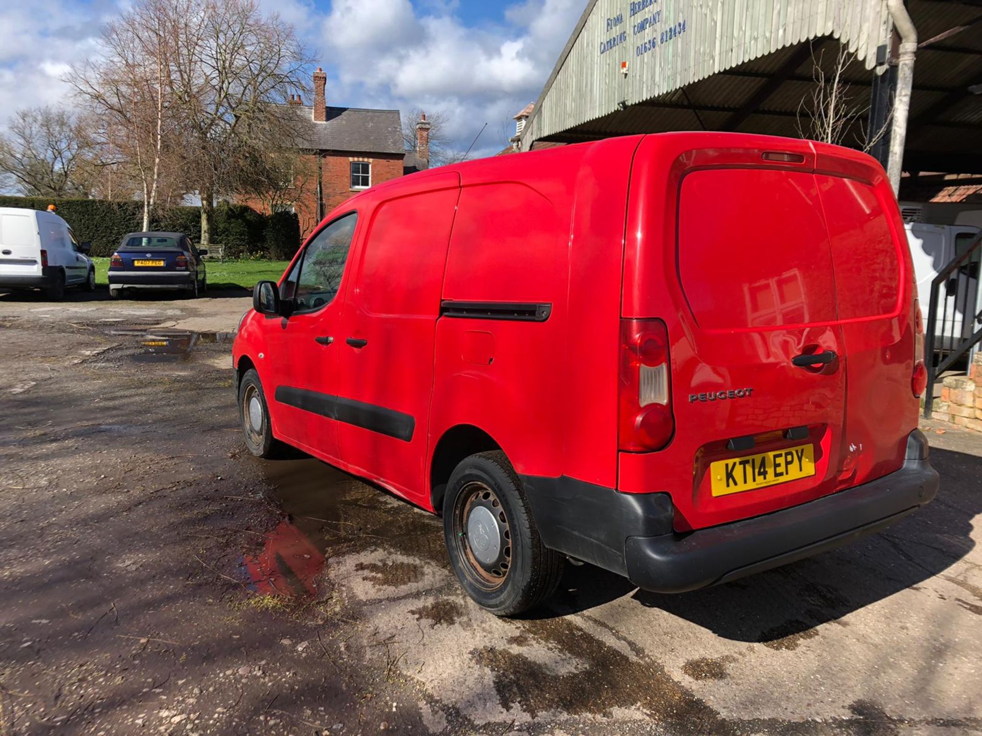 2014/14 REG PEUGEOT PARTNER 750 S L2 HDI 1.6 DIESEL PANEL VAN, SHOWING 0 FORMER KEEPERS *PLUS VAT* - Image 4 of 10