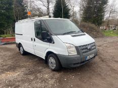 2012/62 REG FORD TRANSIT 100 T300 FWD 2.2 DIESEL WHITE PANEL VAN, SHOWING 0 FORMER KEEPERS *PLUS VAT