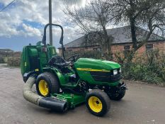 JOHN DEERE 4115 COMPACT TRACTOR WITH UNDERSLUNG MOWER, 4 WHEEL DRIVE, ONLY 1359 HOURS *NO VAT*