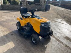 2018 STIGA TORNADO 3108H RIDE ON MOWER, RUNS, DRIVES AND CUTS, IN MINT CONDITION *NO VAT*