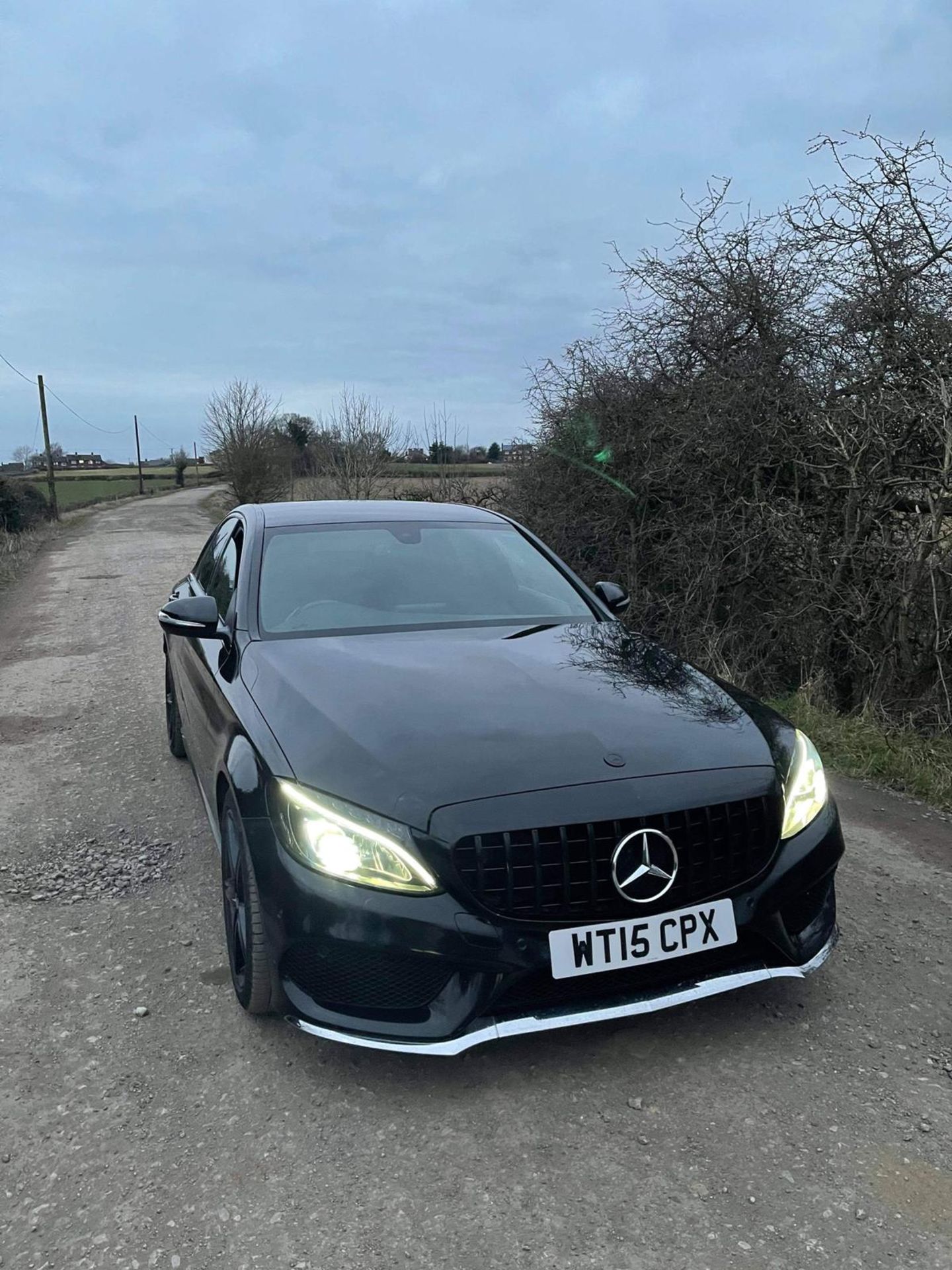 2015 MERCEDES-BENZ C300 AMG LINE BLUETEC HYBRID A, BLACK, AUTOMATIC, ELECTRIC DIESEL, NO VAT - Image 4 of 13