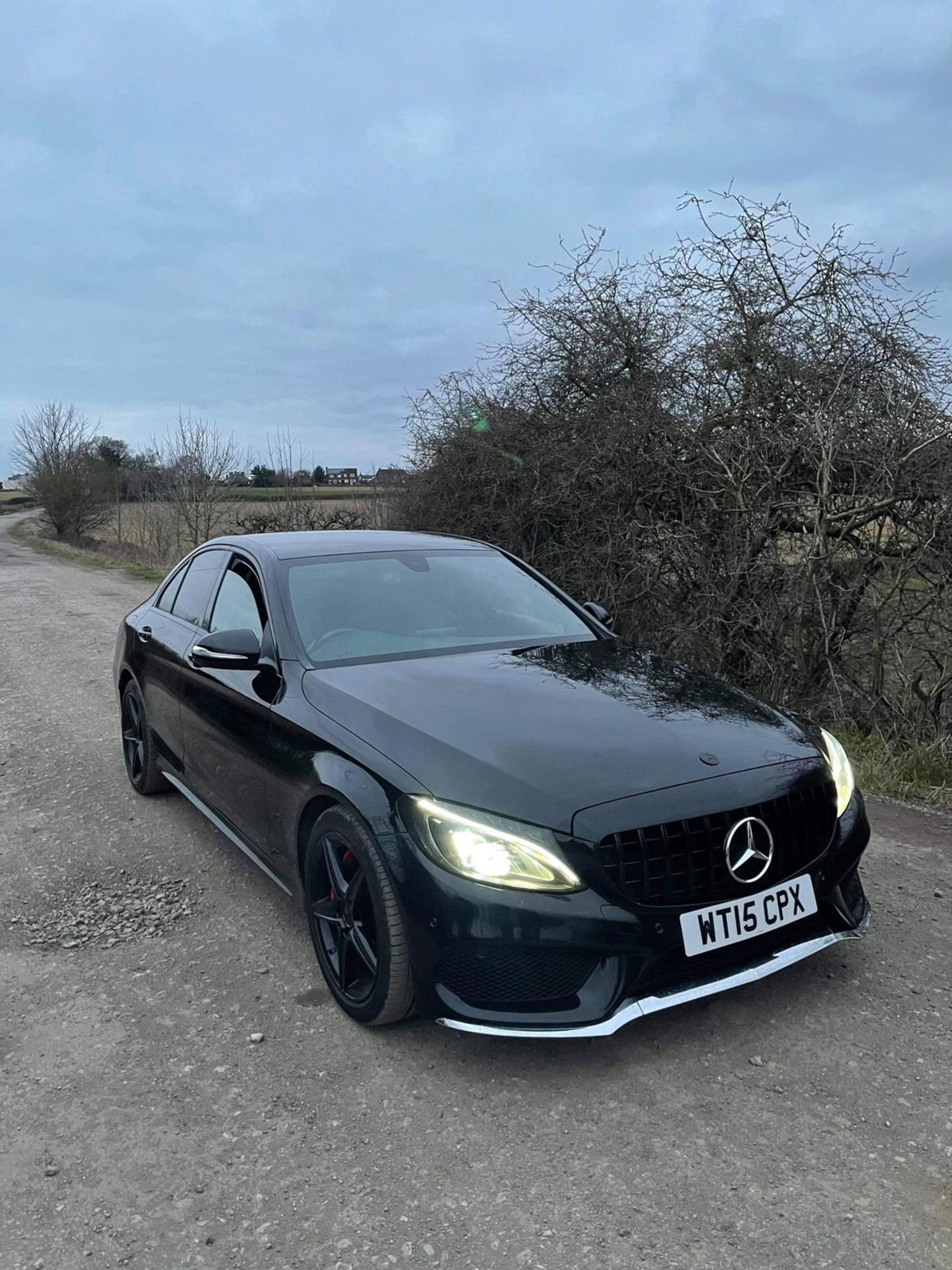 2015 MERCEDES-BENZ C300 AMG LINE BLUETEC HYBRID A, BLACK, AUTOMATIC, ELECTRIC DIESEL, NO VAT - Image 2 of 13